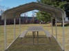 22'W x 24'L x 12'Hc Steel Carport - Powder coated steel frame