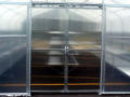 Double sliding end door