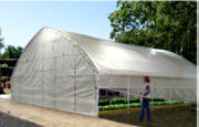Fabric Poly Film Side Wall Curtain-High Tunnel
