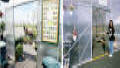 Double sliding end door