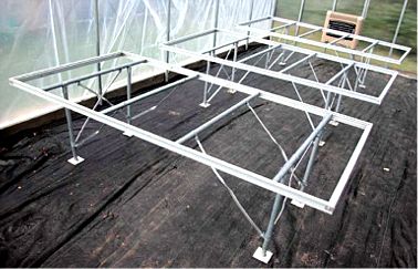 REDI-GRO Greenhouse Benches,frame,top