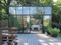 Freestanding Lean-to Glass Greenhouse 