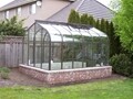 8' W x 12' L Brown , Pacific Glass Greenhouse Kit