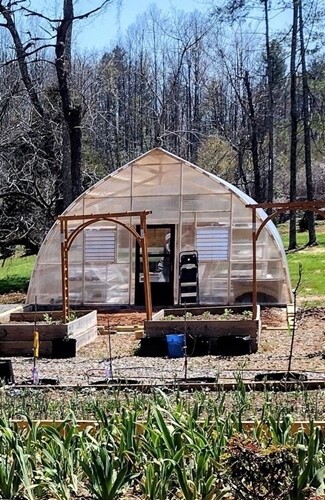 22' W -  Commercial Cypress Wooden Greenhouse