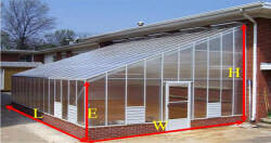 Lean-to Greenhouse