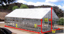 A-Frame Area Greenhouse