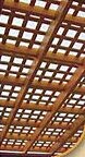 Lattice Roof Provides increased shade