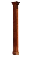 8×8 Wood Post Completes the wood look