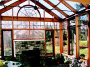 Custom wooden Glass Greenhouses