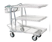 3-Shelf Shopping Carts