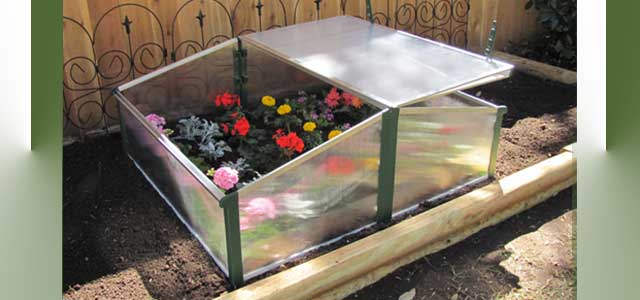 Mini Greenhouse Cold Frame Double