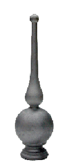 15 -1/2 " Solar Garden Finials