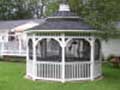 Octagon Gazebos - Wood