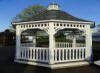 Octagon Gazebos - White