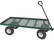 Flat Bed Greenhouse Nursery Carts