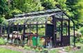  Curve Eave Grand Hideaway Greenhouse- Brown