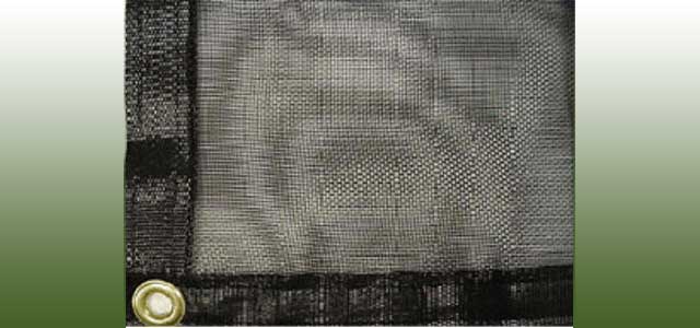 Knitted Black Shade Cloth 