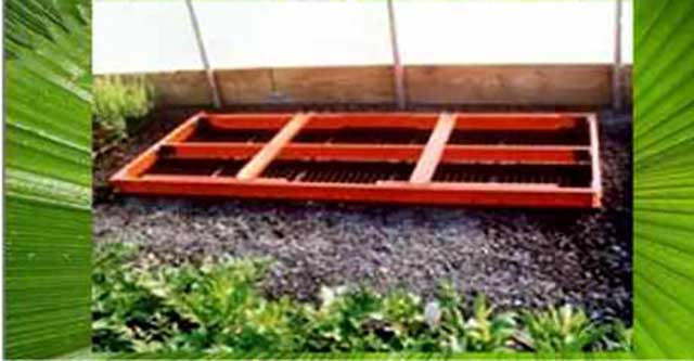Lifetime Greenhouse Bench-Folding Legs  