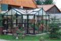 10 x 15 Green Victorian Orangerie Glass Greenhouses