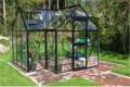 10 x 12 Black Junior Victorian Orangerie Glass Greenhouses