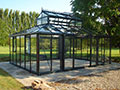 Dark Green Old World Victorian Greenhouse 