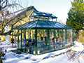 Dark Green Old World Victorian Greenhouse