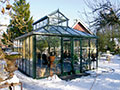 Dark Green Old World Victorian Greenhouse