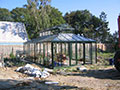 Dark Green Old World Victorian Greenhouse