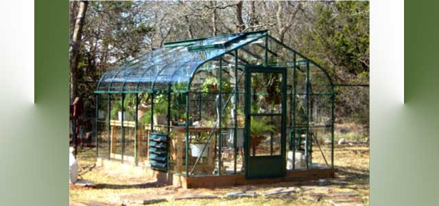 Pacific Greenhouses 10'W x 12'L Glass Greenhouse 