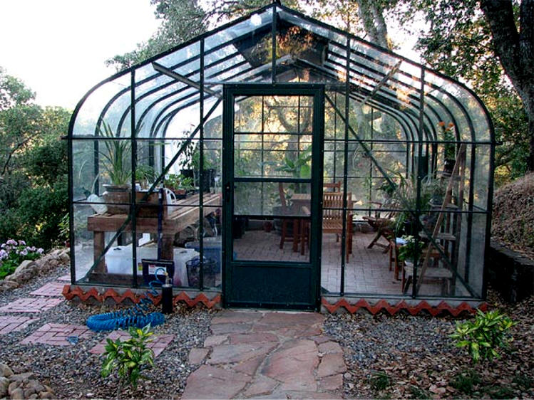 Pacific Glass Greenhouses for Backyard  Gothic Arch Greenhouses