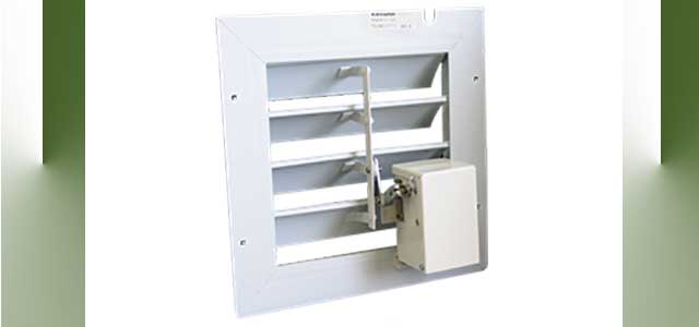 PVC Motorized Intake Shutters 