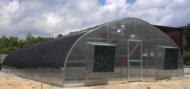 Aeration Blower Gothic Arch Greenhouses