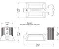 Phantom 50 Series, DE Enclosed Lighting System, 1000W 240