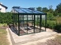 Freestanding Lean-to Glass Greenhouse 