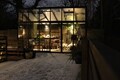 Freestanding Lean-to Glass Greenhouse 