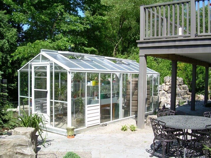 Traditional Glass Greenhouse Kits Gothic Arch GreenhousesGothic Arch