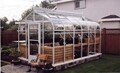 8' W x 12' L white , Pacific Glass Greenhouse Kit