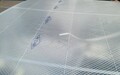 6 Mil Clear reinforced plastic sheeting 