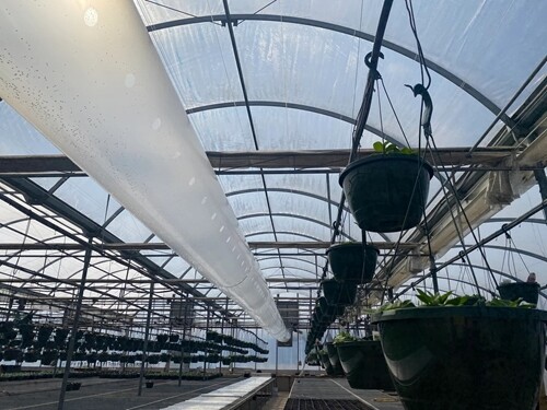 Air Circulation Greenhouse Convection Tubing