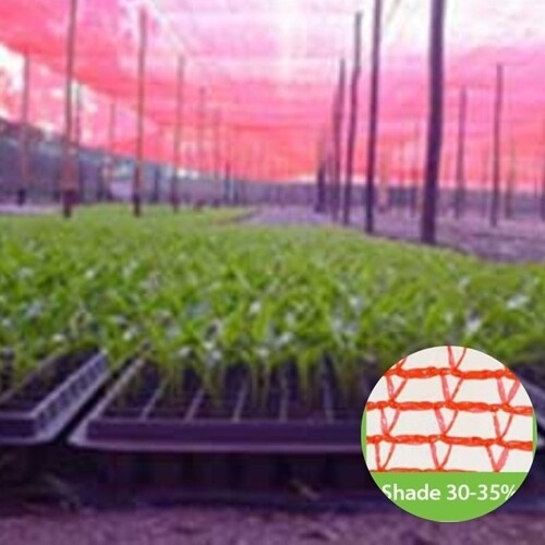ChromatiNet Red Shade Net 30%: 30-35% Shade Protection