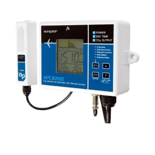 CO2 Monitor & Controller with 15' Remote Sensor