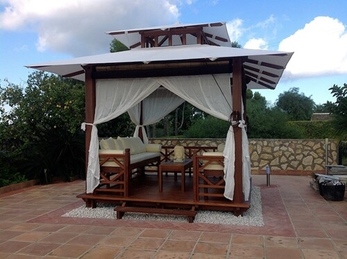 Handcrafted Solid Wood Gazebo