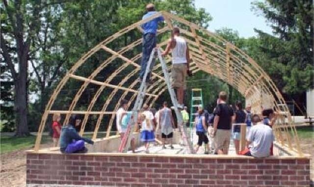 18' W x 32' L Gothic Arch Greenhouses