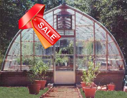 Picture of 22' W  x 40' L  TW Commercial Cypress Wooden Greenhouse Kits 