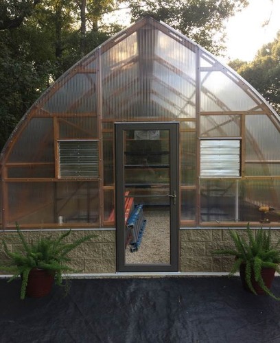 14' x 36'  Estate Cypress Cypress Wooden Greenhouse Package  