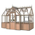 Picture of Cedar Victorian Orangerie Glass Greenhouse Ultimate Package