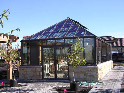 Greenhouse with Above Door Transoms