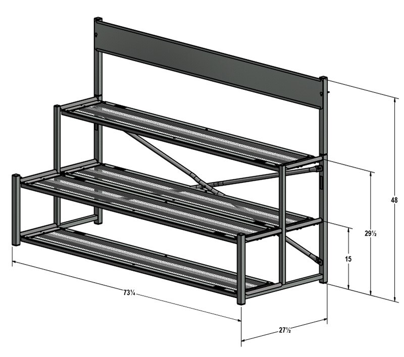 3-Tier Display with Caste