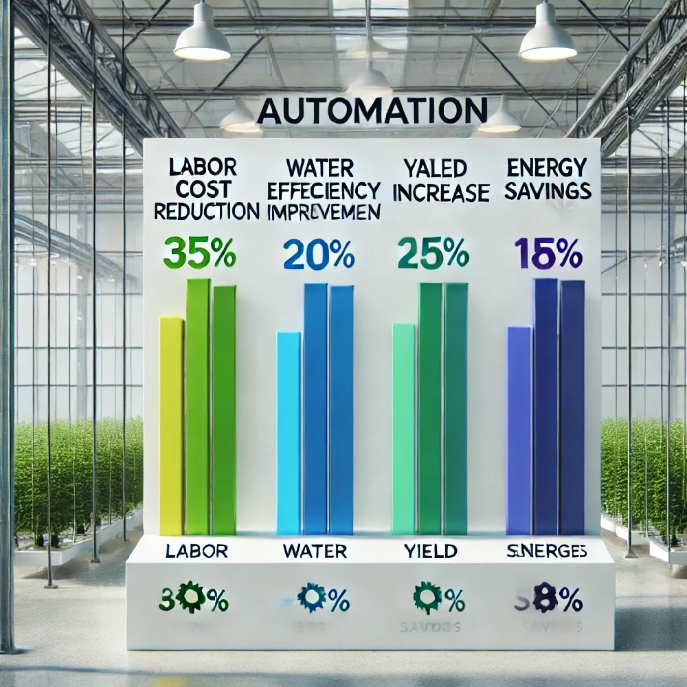 Chart: Benefits of Automation in Greenhouses