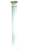 10″ Column for a Mediterranean feel 10″ Columns Give your pergola a Mediterranean feel